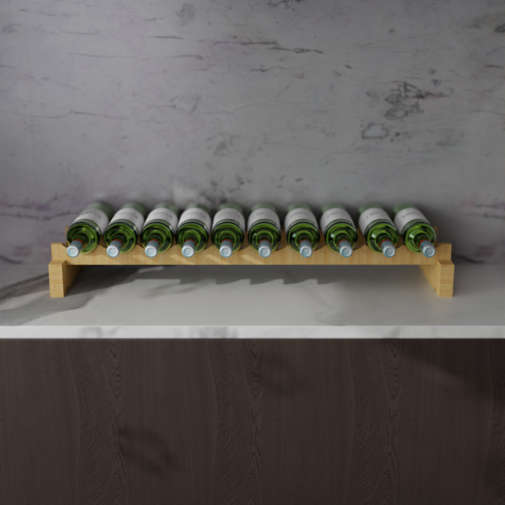 10 Bottle Modular Wine Rack