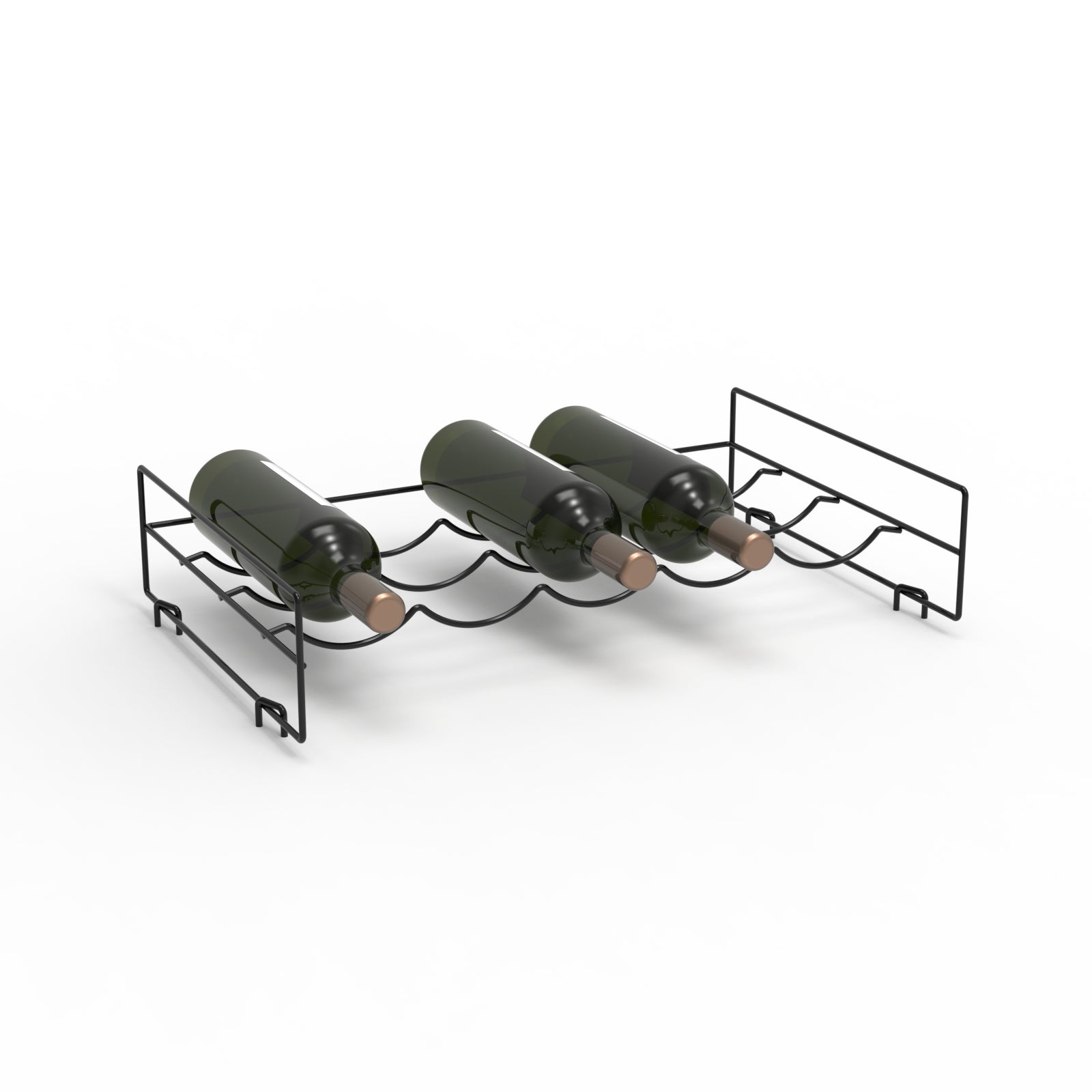 5 Bottle Stackable Wine Rack - Wine Stash -