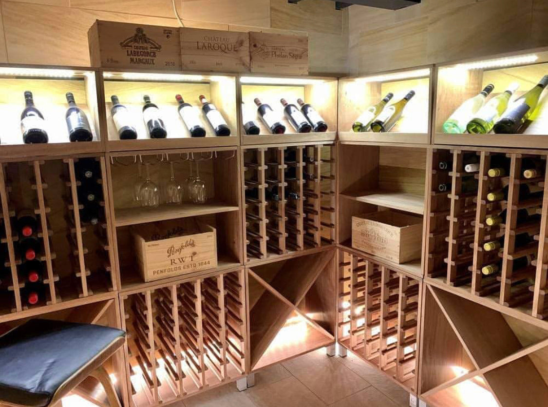 Wine Stash Cellar Kit with Backlight Displays