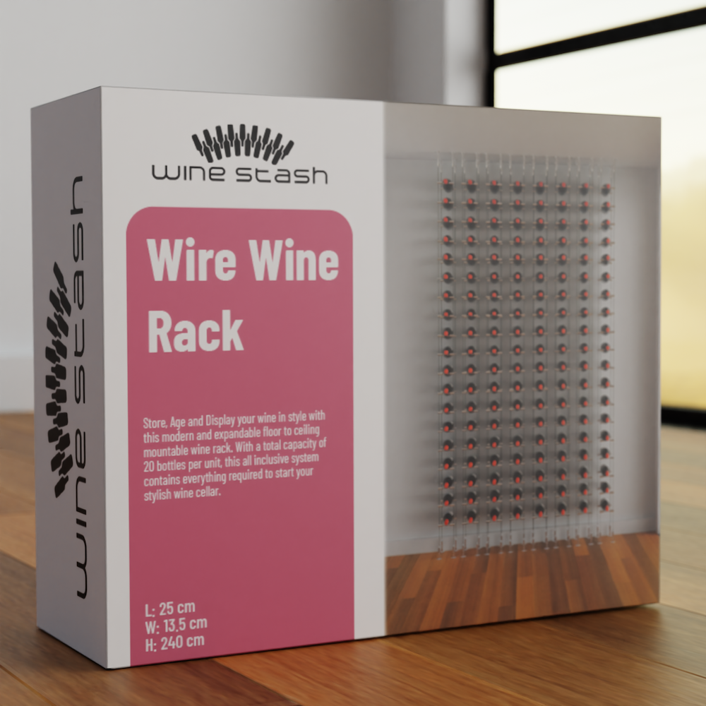 Cable Wine Rack - Wine Stash NZ