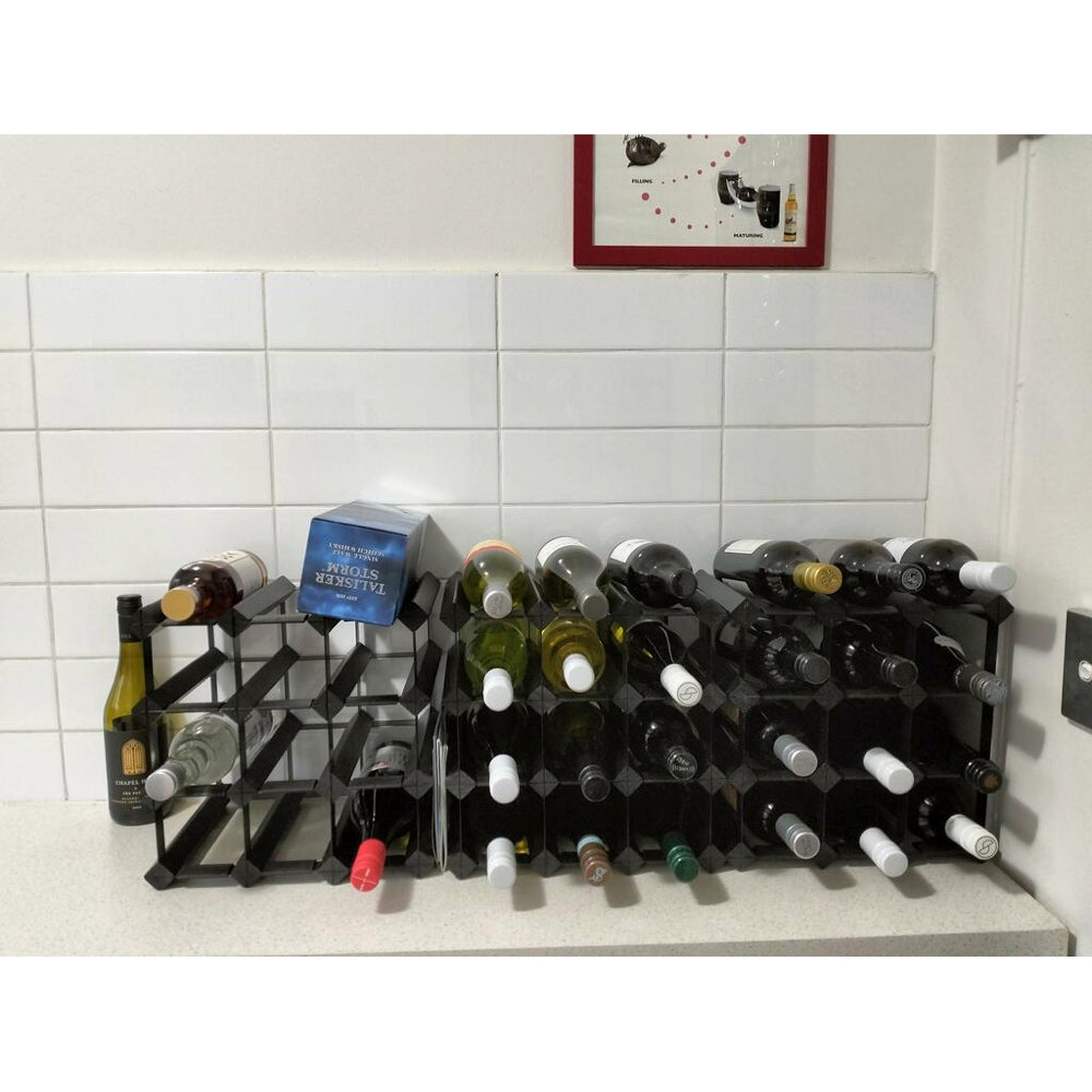 12 Bottle Timber Wine Rack - Wine Stash NZ