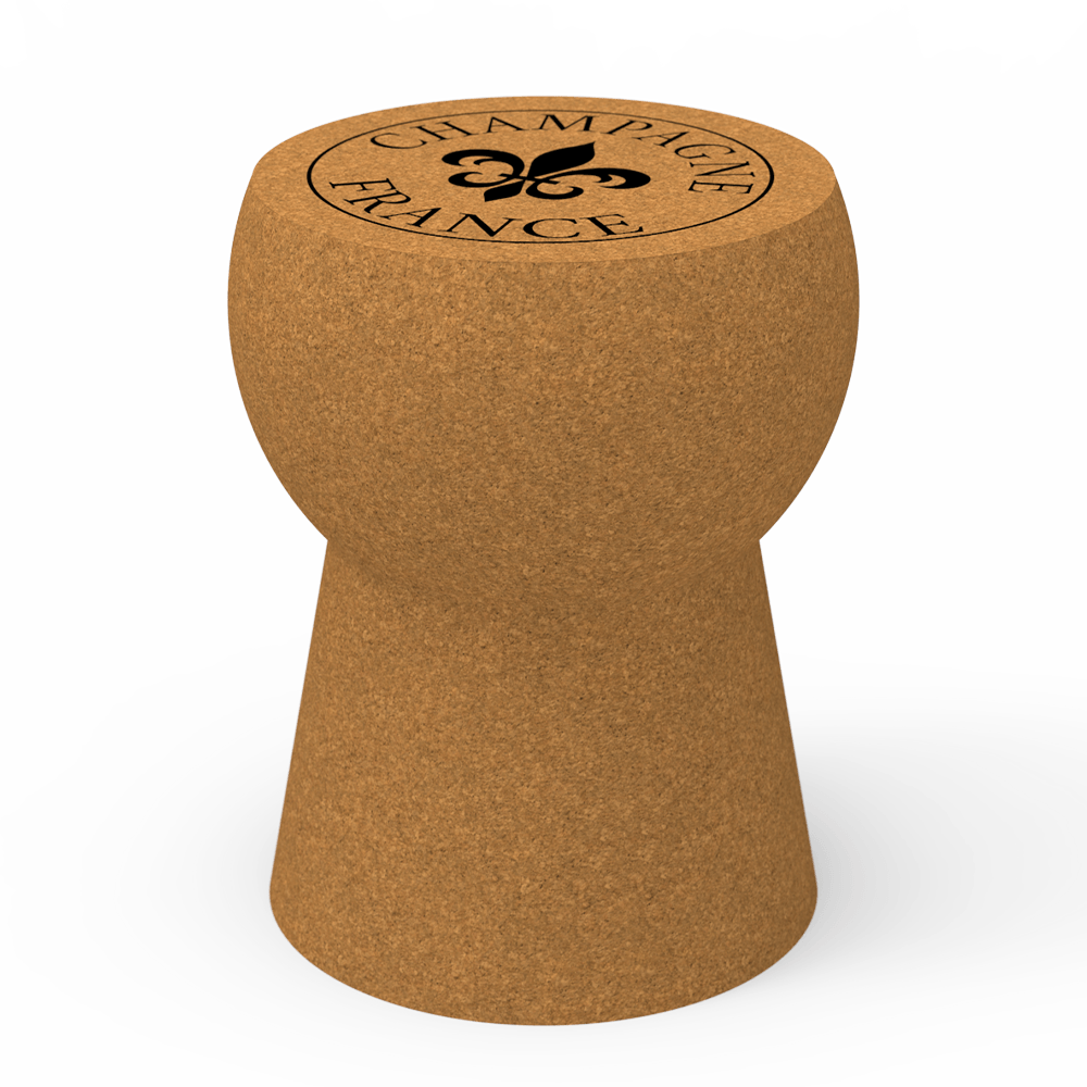 Wine Stash Cork Stools - Front View