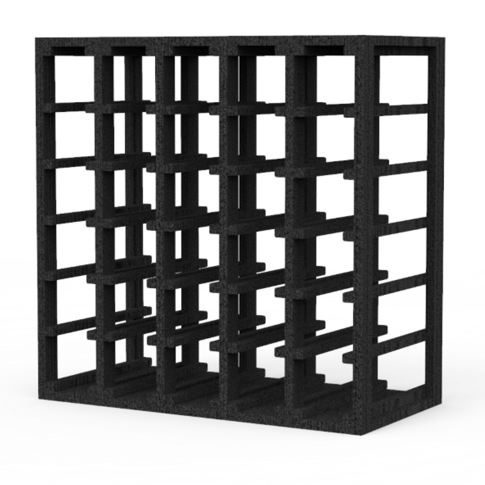 Lattice Cube - Natural Finish